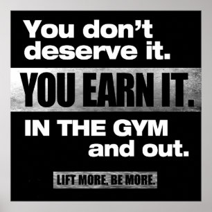 Poster Motivational Gym