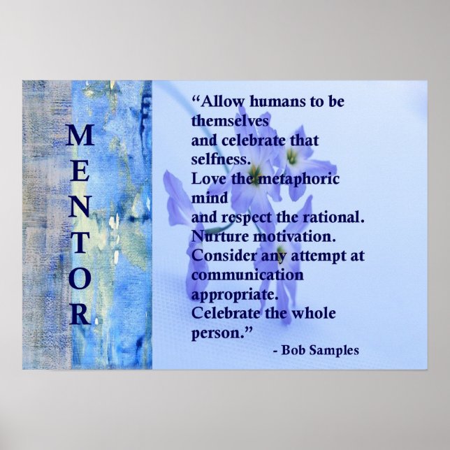 Poster Motivational Mentor (Devant)