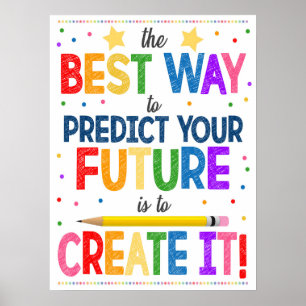 Poster Motivational Rainbow Classroom