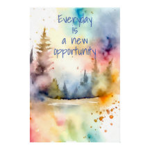 Poster Motivational Watercolor Wall Art 3