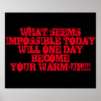 Poster Motivational Workout