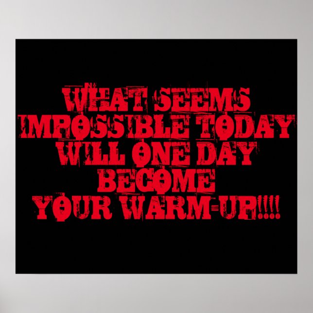 Poster Motivational Workout (Devant)