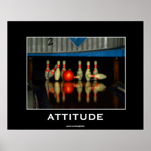 Poster motivationnel de Bowling Pins