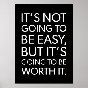 Poster motivationnel de réussite et de gymnase