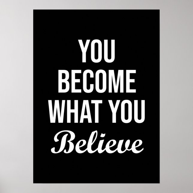 Poster motivationnel de réussite et de gymnase (Devant)