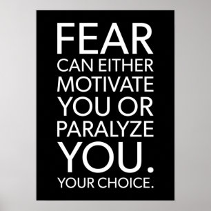 Poster motivationnel de réussite et de gymnase