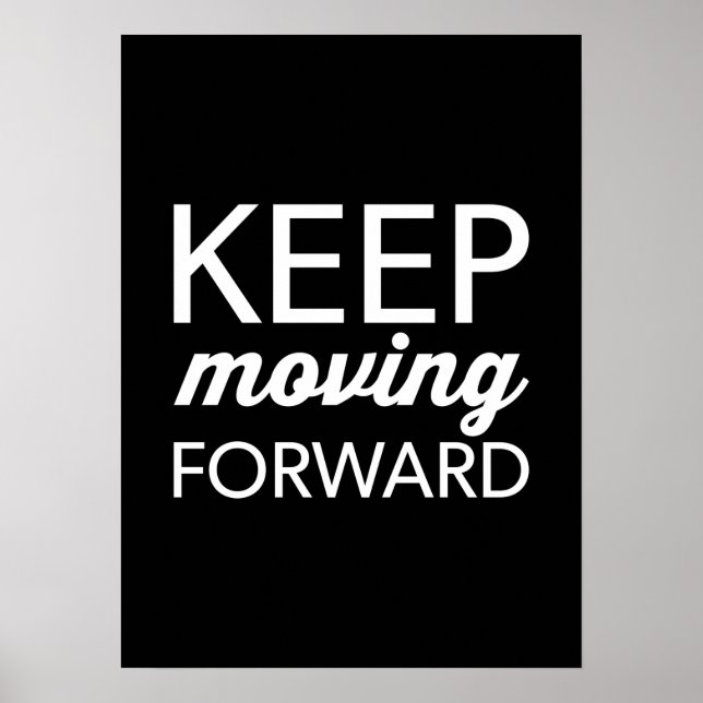 Poster motivationnel de réussite et de gymnase (Devant)