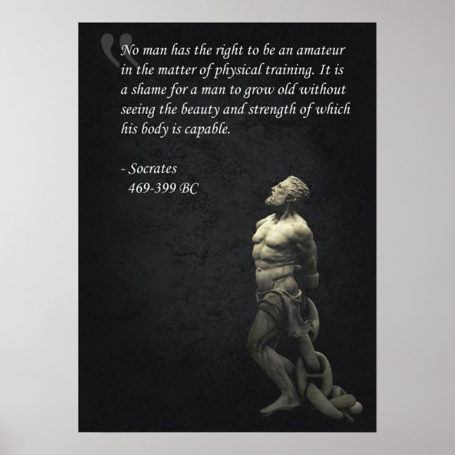 Poster motivationnel de réussite et de gymnase (Devant)