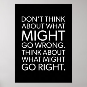 Poster motivationnel de réussite et de gymnase