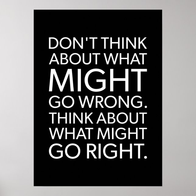 Poster motivationnel de réussite et de gymnase (Devant)