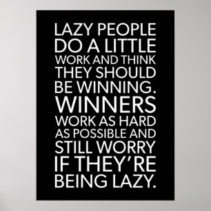 Poster motivationnel de réussite et de gymnase