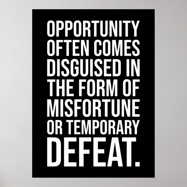 Poster motivationnel de réussite et de gymnase (Devant)