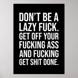 Poster motivationnel de réussite et de gymnase