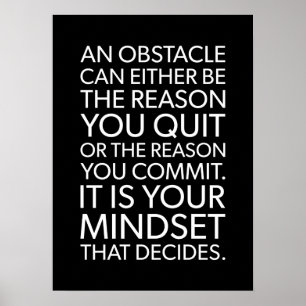 Poster motivationnel de réussite et de gymnase