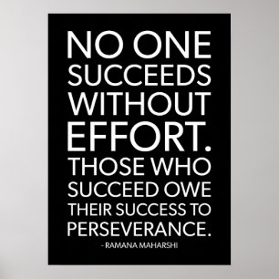 Poster motivationnel de réussite et de gymnase