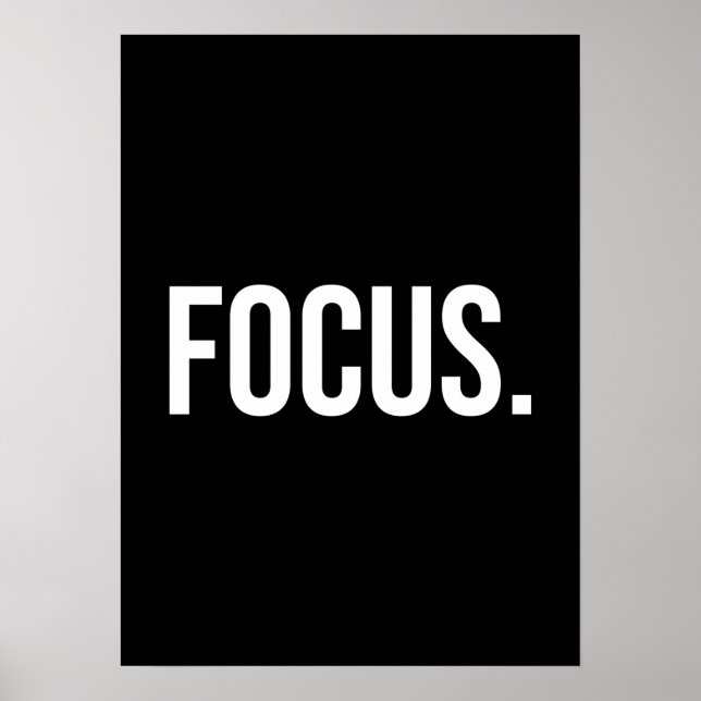 Poster motivationnel de réussite et de gymnase (Devant)