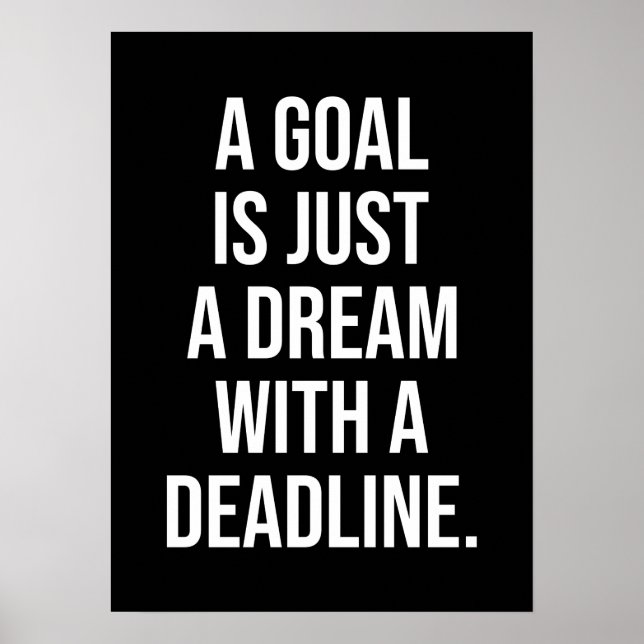 Poster motivationnel de réussite et de gymnase (Devant)