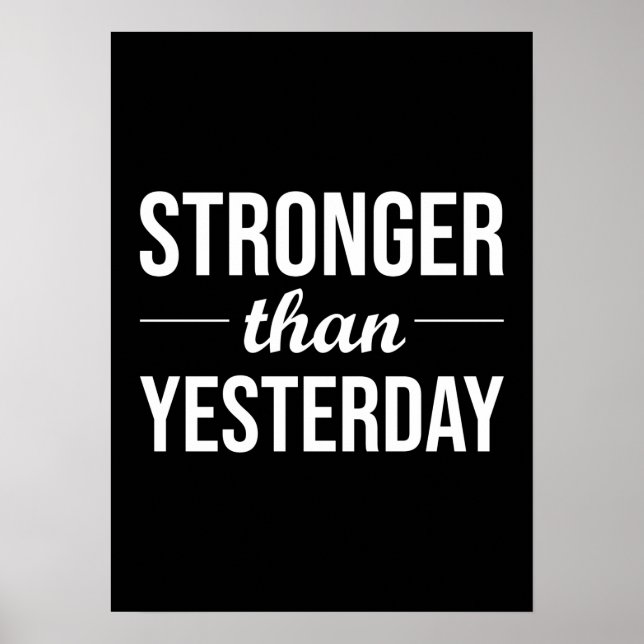 Poster motivationnel de réussite et de gymnase (Devant)
