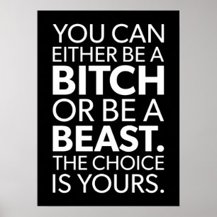 Poster motivationnel de réussite et de gymnase