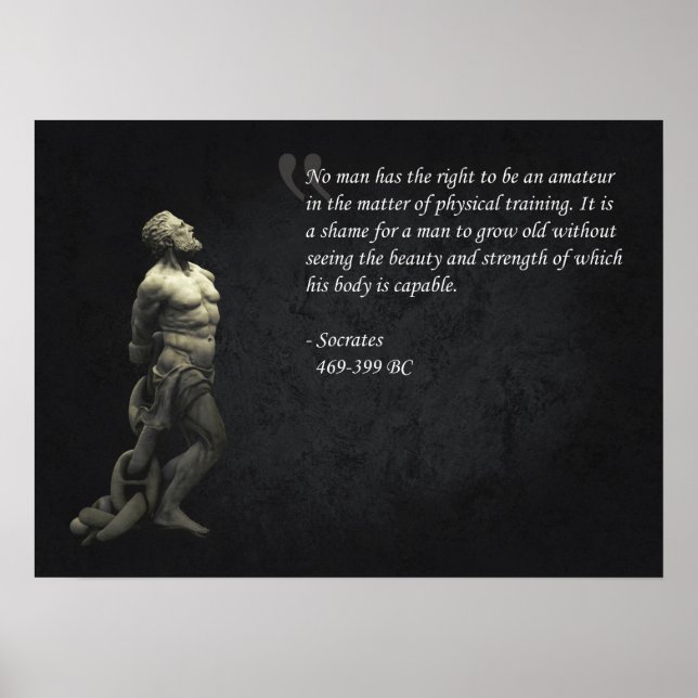 Poster motivationnel de réussite et de gymnase (Devant)