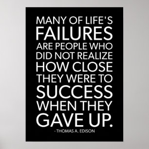 Poster motivationnel de réussite et de gymnase