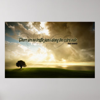 Poster Motivationnel Extra Mile