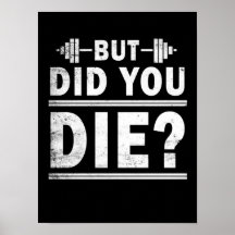 Poster Motivationnel Gym Fitness