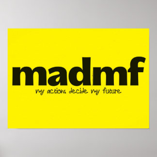 Poster Motivationnel - Mes actions Décider de mon