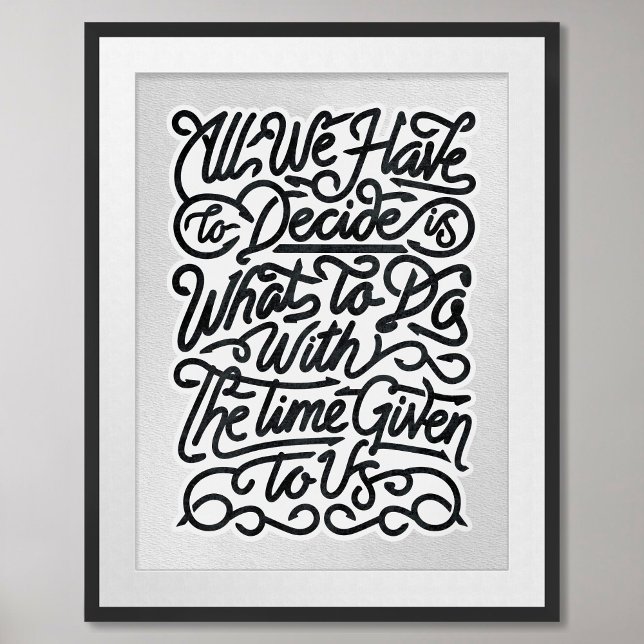 Poster motivationnel minimaliste avec devis (Créateur téléchargé)