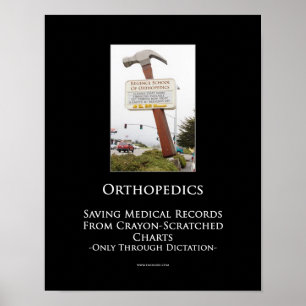 Poster Motivationnel Orthopedics