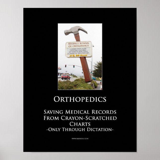 Poster Motivationnel Orthopedics (Devant)