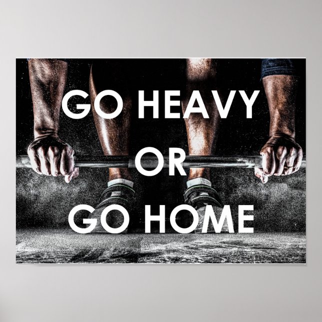 Poster Motivationnel pour la remise en forme Poste (Devant)