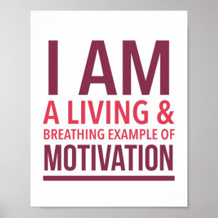 Poster Motivationnel Typographie