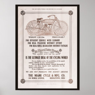 Poster Moto de Miami 1915