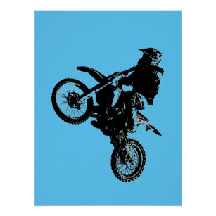 Poster Moto Motocross Extreme Sports Vélo