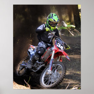 Poster Motocross à tour de rôle