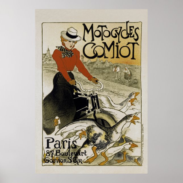 Poster Motorcycles Comiot (Devant)