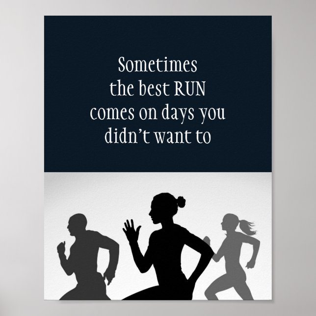 Poster Mots Motivationnels, Citation En Cours La Meilleur (Devant)