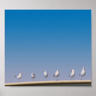 Poster Mouettes