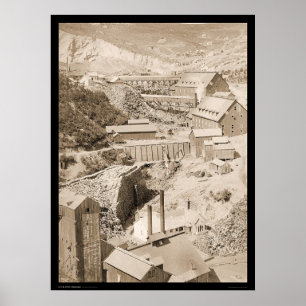 Poster Moulin de sciage et Moulin de marbre d'or Terravil