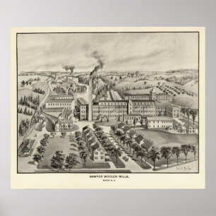 Poster Moulins de laine de Sawyer
