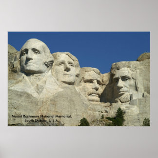 Poster Mount Rushmore National Memorial