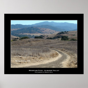 Poster "Mountain Path - Almaden Valley"