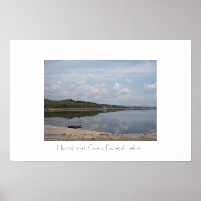 Poster Mountcharles, Comté de Donegal, Irlande. (Devant)