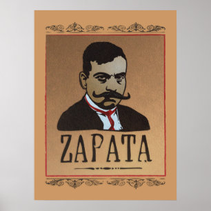 Poster Moustache - Emiliano Zapata