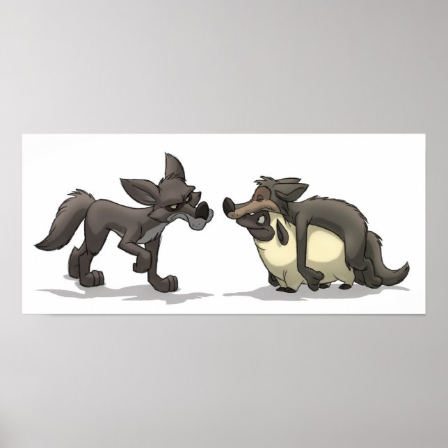 Poster "Moutons dans les vêtements du loup" (Devant)