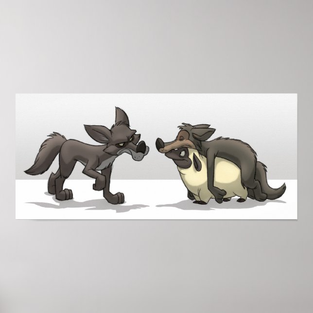 Poster "Moutons dans les vêtements du loup" (Devant)