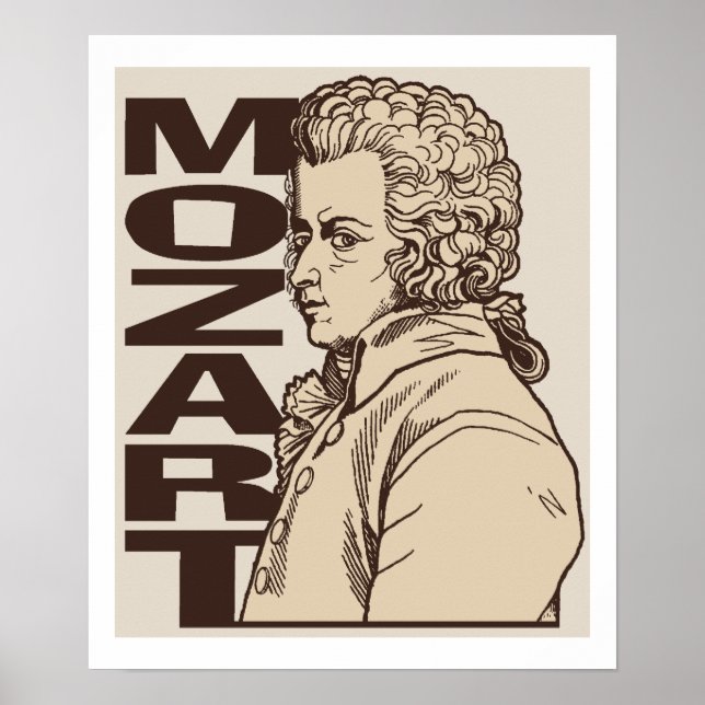 Poster Mozart (Devant)