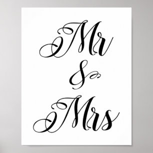 Poster Mr & Mrs, Mister And Misses
