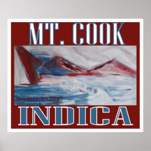 POSTER MT COOK INDICA